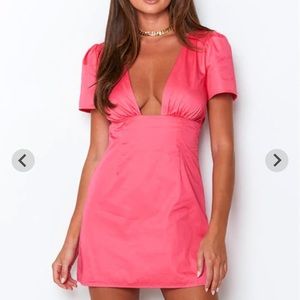 Beginning Boutique Krystal Pink Mini Dress